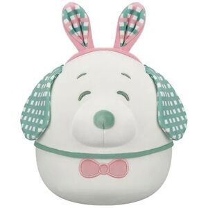 Easter Peanuts Snoopy Squish mallows with Bunny Ears 8”